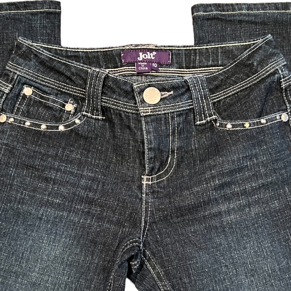 Jolt Girls Stretch Denim Blue Jeans Size 10 - Picture 2 of 6